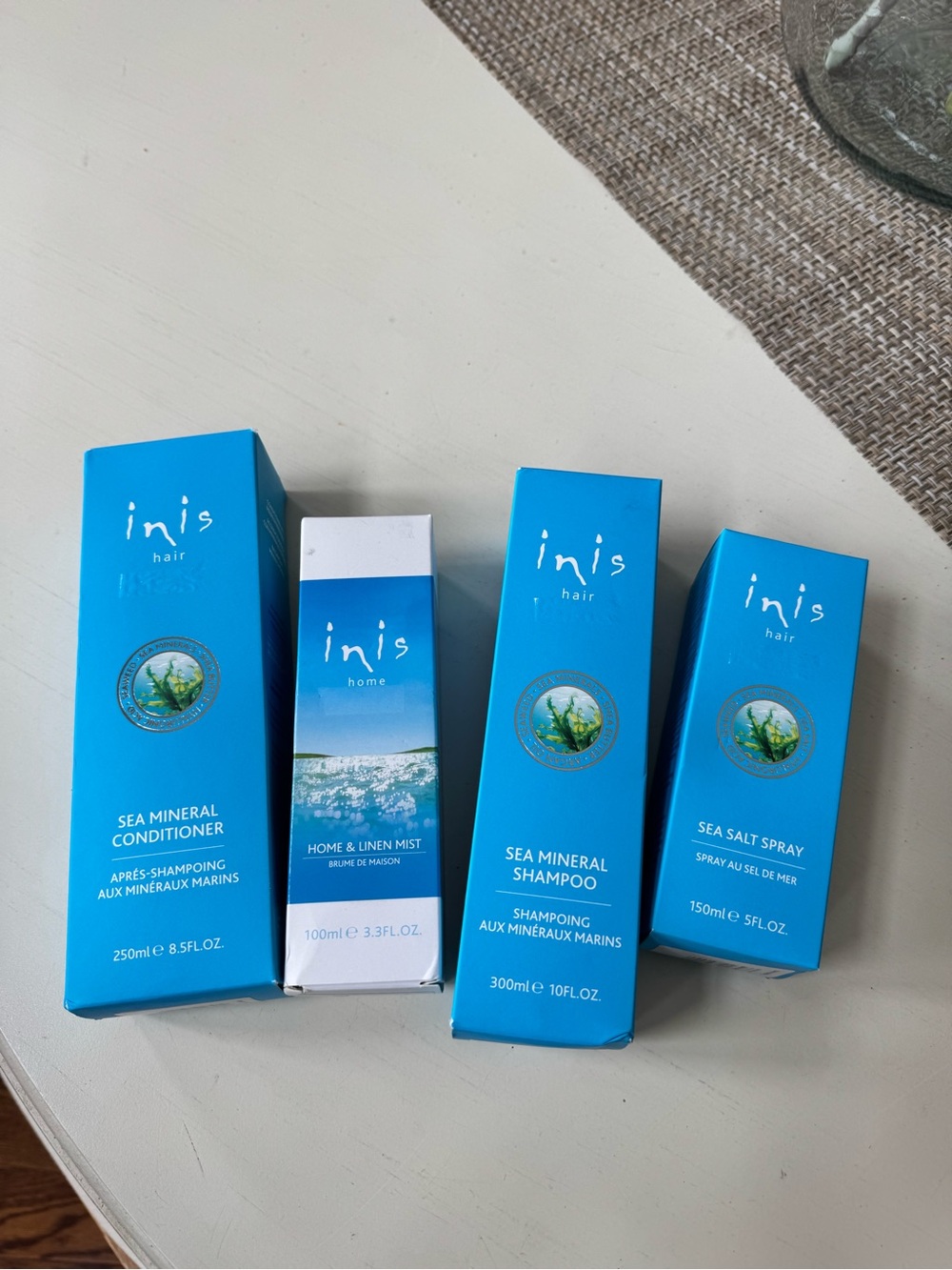 Inis Sea Mineral Hair Care Set - Blue Packaging